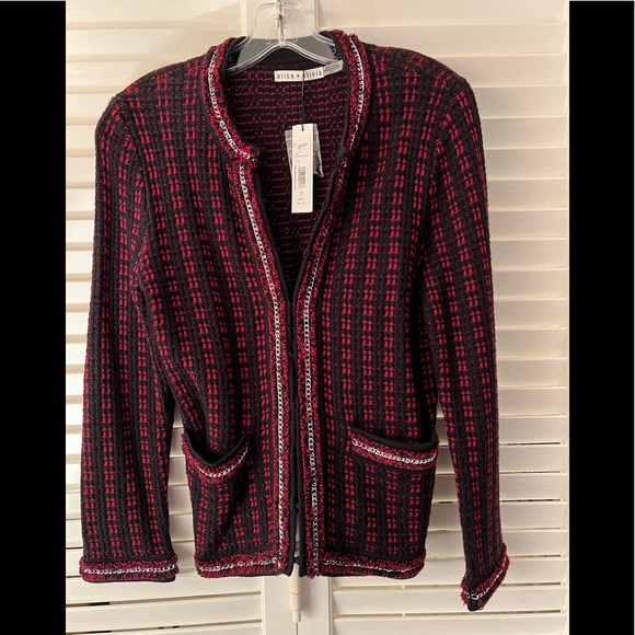 Alice + Olivia knit jacket size Small - Picture 1 of 4